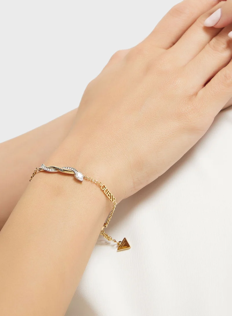 جس Jubb05067Jwygrhs Twist Bracelet