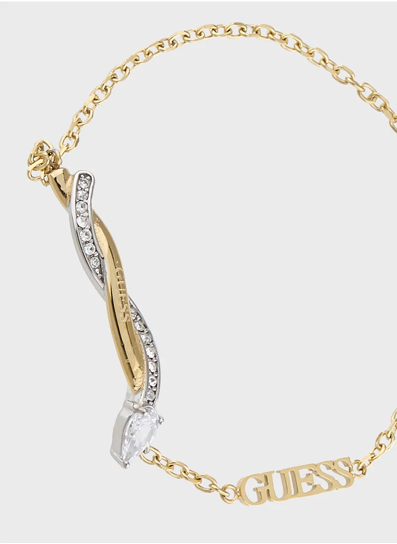 GUESS Jubb05067Jwygrhs Twist Bracelet