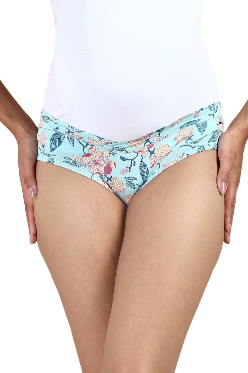 Circus &Circus Women's Tencel Modal Maternity Women's Panty, Puresoft Beechwood Maternity Panty, Spring, 2XL - Image 1