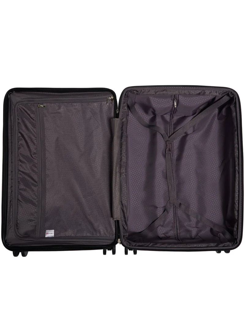 Echolac Extravagant 71cm Hardcase Expandable 4 Double Wheel Check-In Luggage Trolley - Black