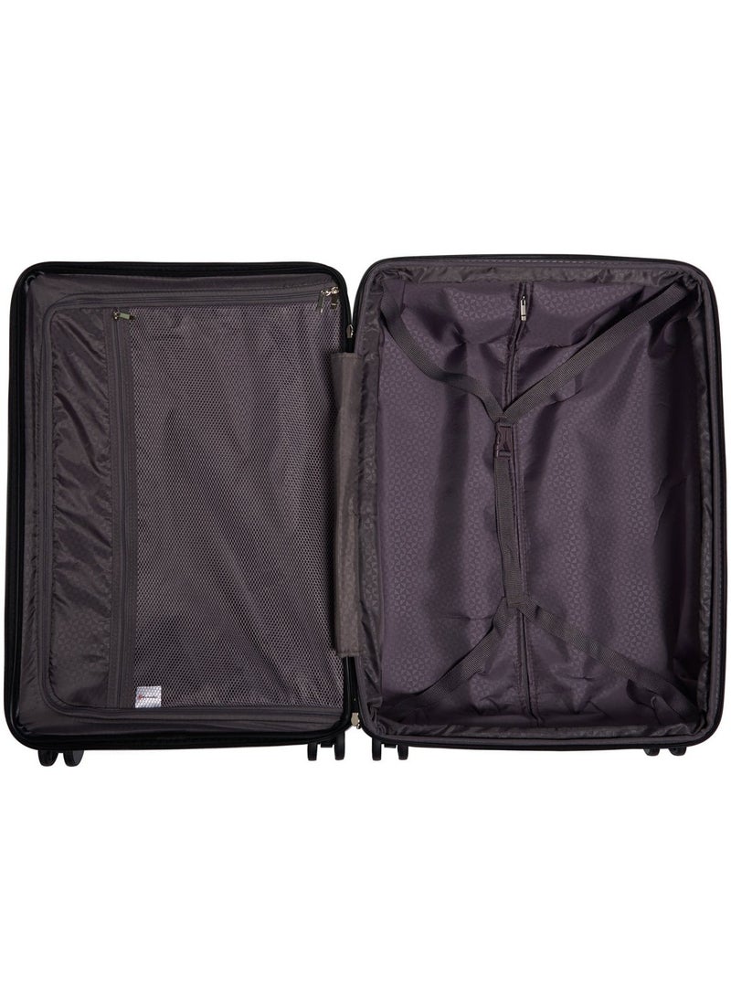Echolac Extravagant 71cm Hardcase Expandable 4 Double Wheel Check-In Luggage Trolley - Black - Image 5