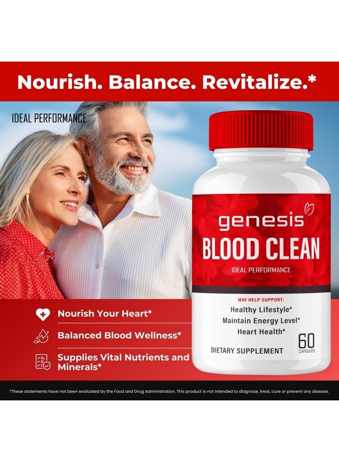 IDEAL PERFORMANCE Genesis Blood Clean Capsules - Advanced Formula Supplement for Maximum Strength - Natural Blood Vessel Cleaner, GenesisBlood Clean Pills, GenesisBloodClean Pastillas Reviews (60 Capsules) - Image 5