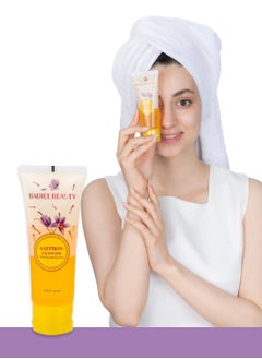 Badiee Beauty Saffron Face Wash, Herbal Extract Face Cleanser for Men and Women, Clean Dirt in Pores and Let Skin Breath Smooth 60 ml