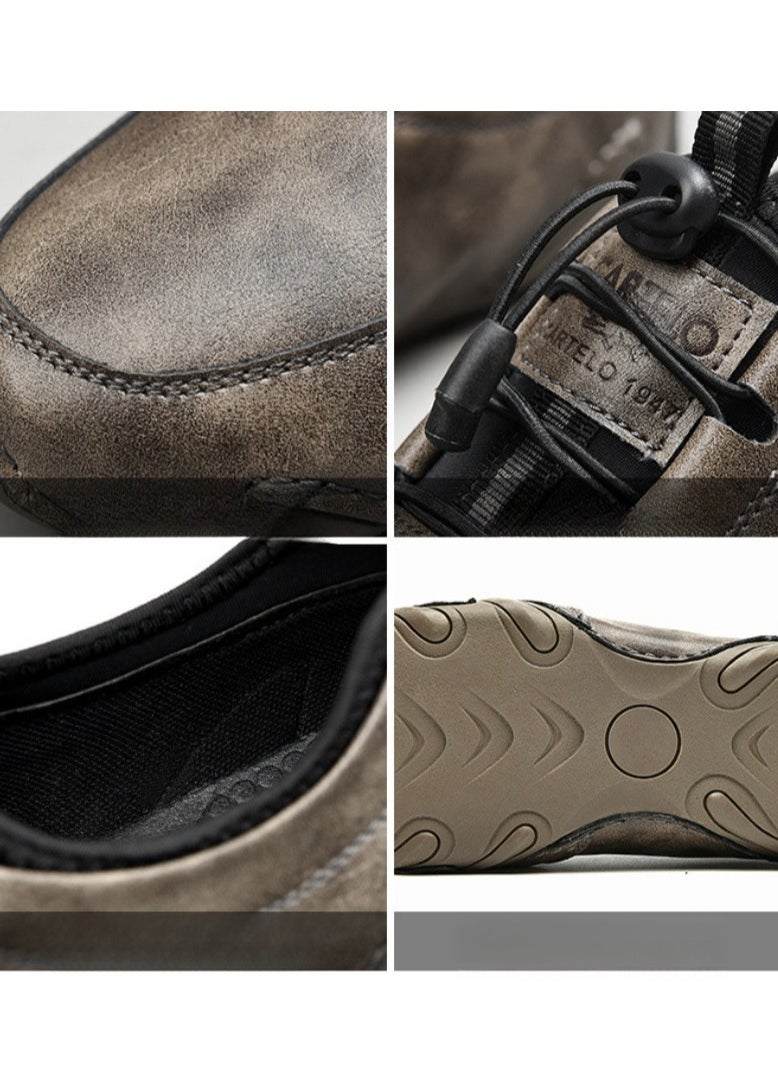 CARTELO Men's Golf Shoes, Casual Leather Shoes, Low Top Shoes  - Image 5