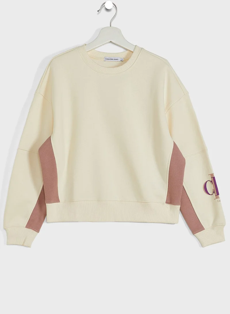 Calvin Klein Jeans Youth Monogram Sweatshirt
