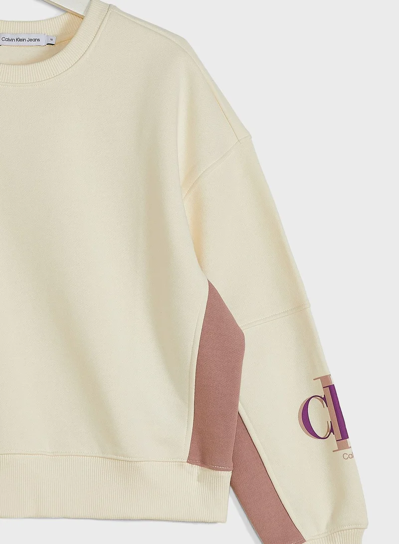 Calvin Klein Jeans Youth Monogram Sweatshirt