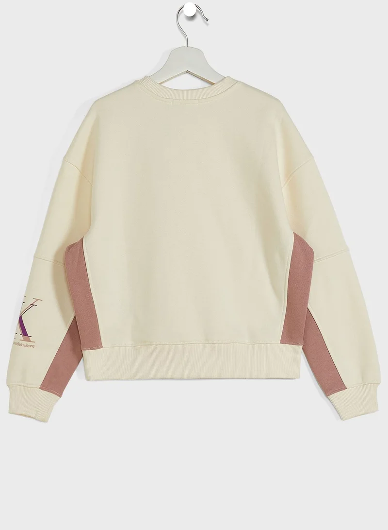 Calvin Klein Jeans Youth Monogram Sweatshirt