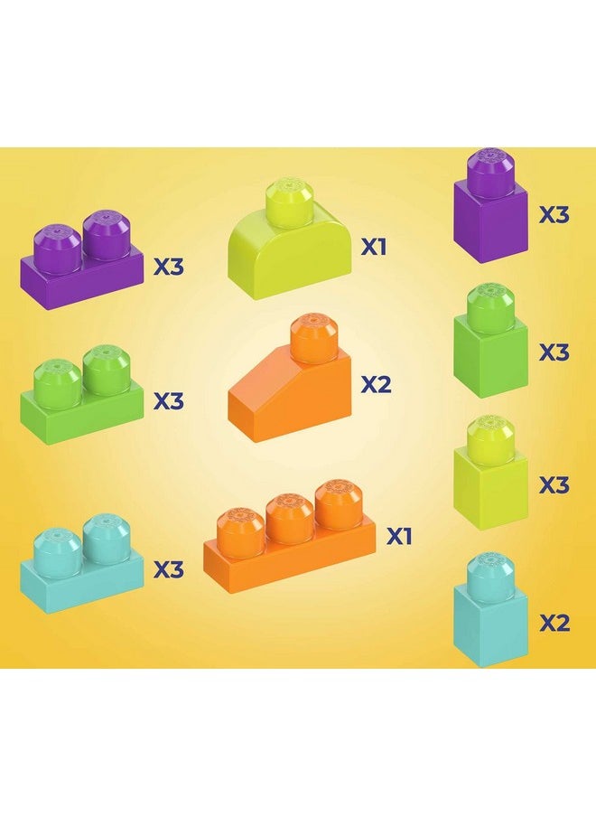 Mega Brands Mega Bloks First Builders Silly Hippo Grv21, Building Toys for Toddlers (25 Pieces)  - Image 5