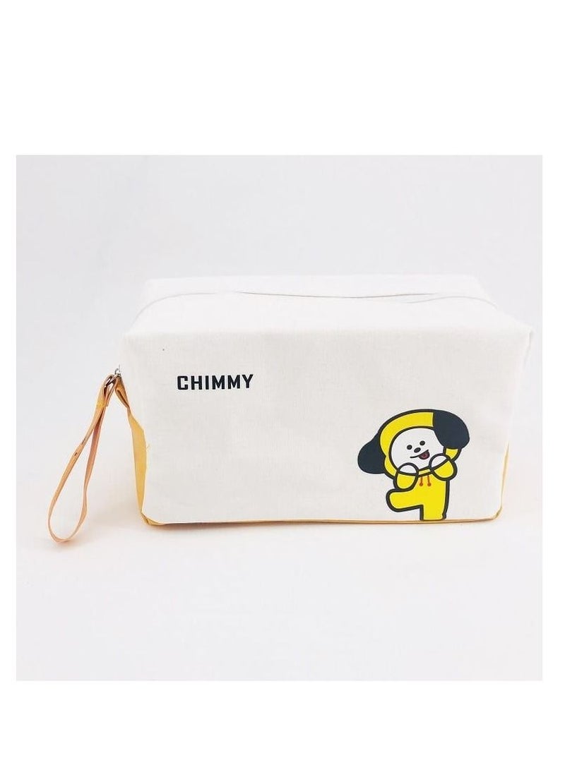 BT21 BTS Storage Bag Cosmetic Bag Pencil Case  19*12*8.5CM - Image 1