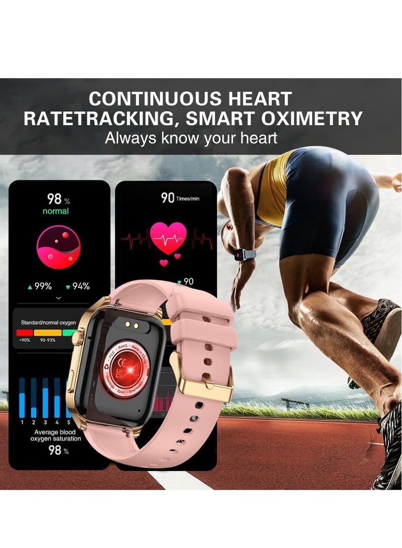 DMG 1.91 Inch Smart Watch for Men Women (Receive and Call) Over 100 Sports Modes Fitness Tracker with Heart Rate/SpO2/Blood Pressure/Sleep Monitoring - Image 5