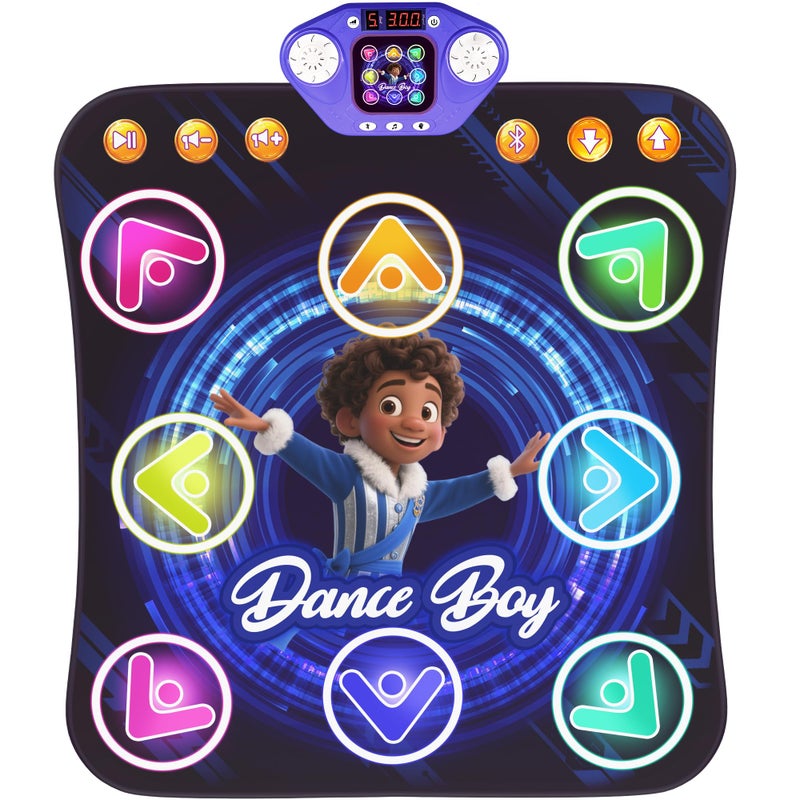 TooLion Dance Mat Toys for 312 Year Old KidsBluetooth Dance Pad with LightUp 8 KeysInteractive Dance Game with 4 ModesNonSlip Builtin MusicChristmas Birthday Gift for BoysGirls - Image 3