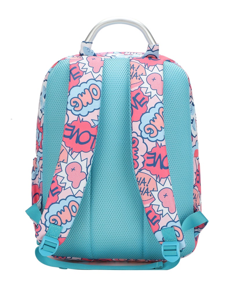 CUBS Strawberry Print Waterproof Kids 36L Backpack with zip closure Ideal for 8-15 years girls, Compatible with 15" Laptop - Image 3