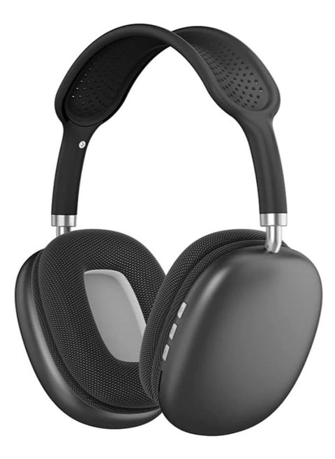 P9 Immersive Active Noise Cancelling Over-Ear Headphones, Epitome of Cutting-Edge Design and Premium Sound Quality. Elevate Your Listening Experience, Fusion of Style and Comfort (Black)