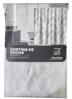 Generic Waterproof Polyester Shower Curtain With 12 Hooks 180*180CM  - Image 2