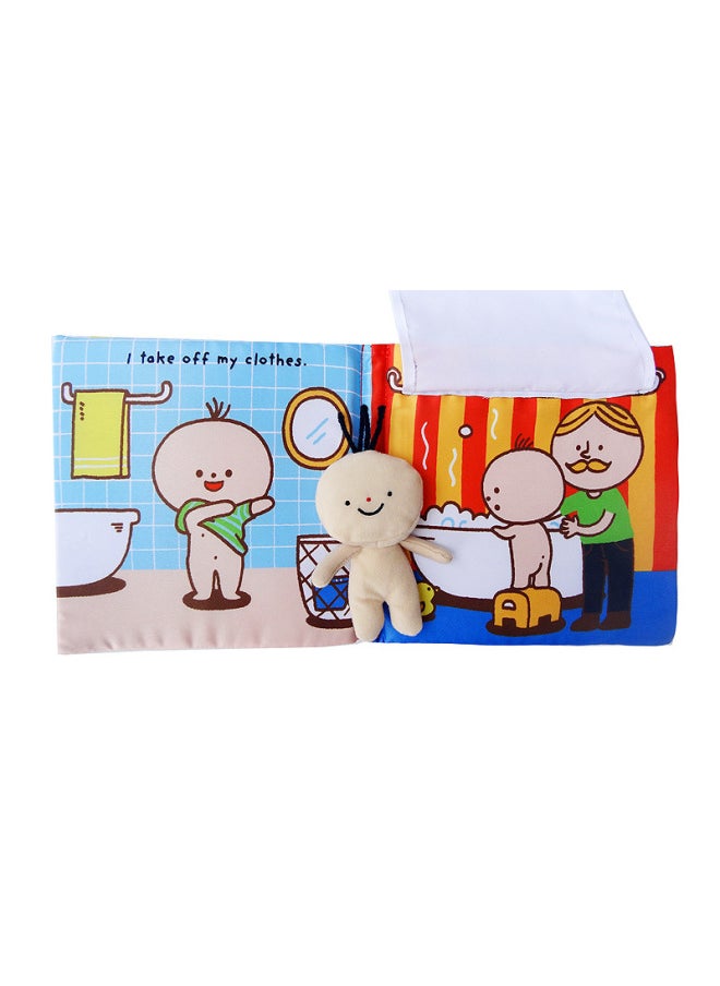 Generic - JJOVCE Baby Early Education Puzzle Cloth Book 0-1-3 Years Old Children's Enlightenment Toilet Bath Book Sound Paper Can't Tear-Color:Chef Cloth Book - Image 1