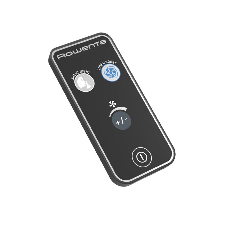 Rowenta, Desk Fan, Turbo Silence Table Fan with Remote, 18 Inches, Ultra Quiet Fan for Bedroom, Oscillating, Portable, 5 Speeds, Black, Indoor, VU2660 - Image 3