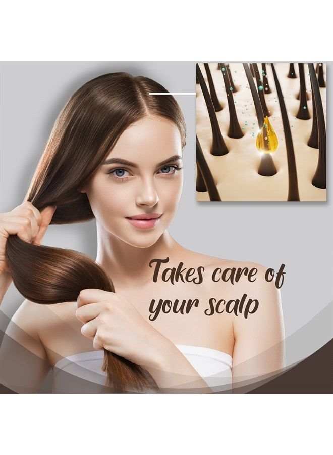 HerStyler Castor Oil Hair Serum for Hair Growth - Hair Shine Serum with Vitamin E - Hair Growth Serum - Argan Oil Hair Serum for Frizzy Hair - Vitamin E Hair Serum for Silky Hair - Image 5