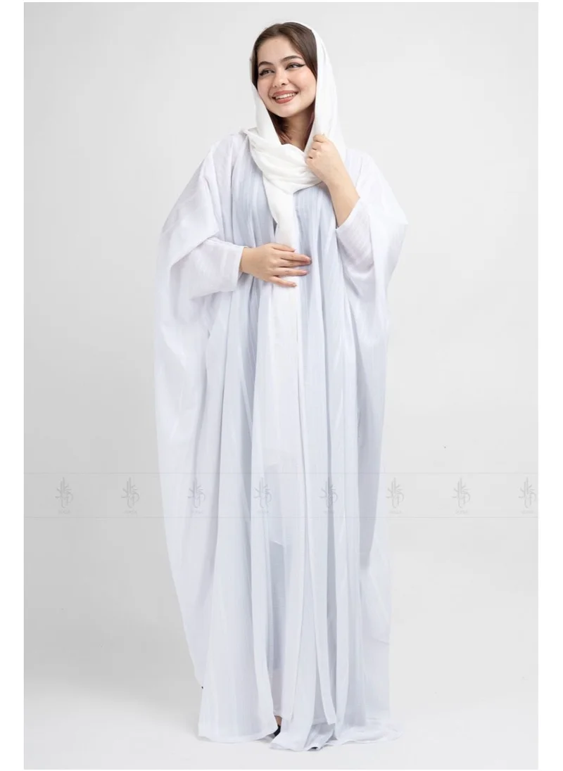 IKKXA Abaya AIK6032 White