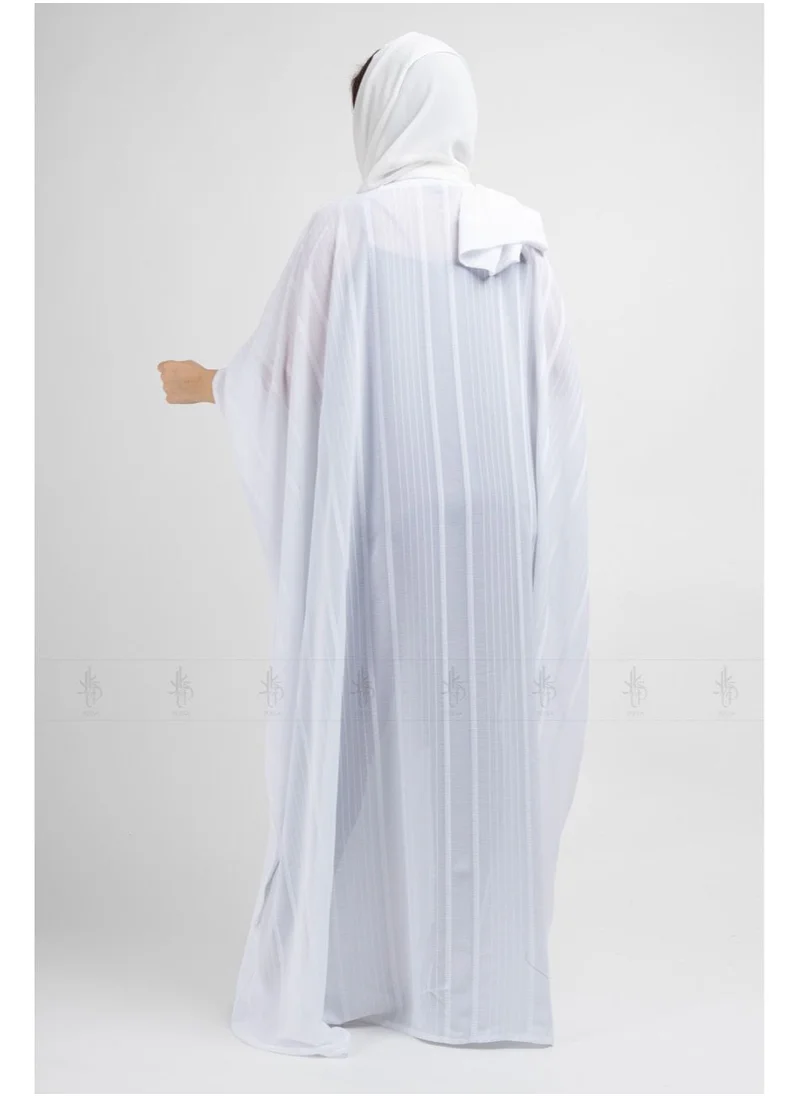 IKKXA Abaya AIK6032 White