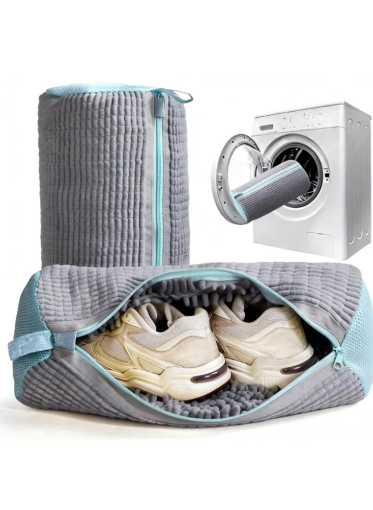 Premium Shoe Washing and Drying Bags (2 Pack) - Heavy Duty Mesh Laundry Bags for Sneakers and Trainers - Universal Fit, Shape Protection, Reusable. - Image 1