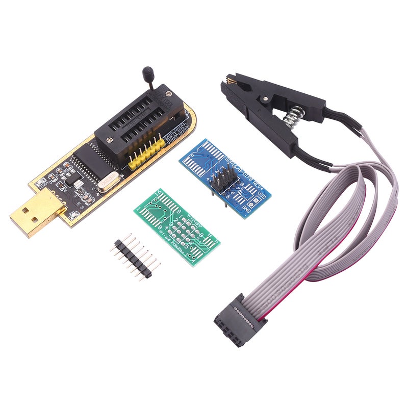 مبرمج USB CH341A مُقلب BIOS EEPROM دوائر منطقية قابلة للبرمجة مع مقبس فلاش SOP8 مناسب لشريحة سلسلة 24/25 - Image 1