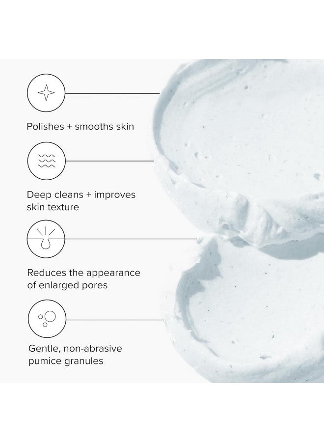 درمتلجي مقشر وقناع للوجه بتقنية التقشير الدقيق من DRMTLGY. مقشر غير كاشط للوجه يُحسّن ندبات حب الشباب والرؤوس السوداء وحجم المسام وملمس البشرة. عبوة من قطعتين، 2 أونصة. - Image 2