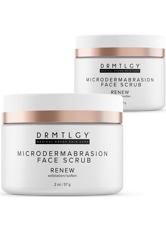 درمتلجي مقشر وقناع للوجه بتقنية التقشير الدقيق من DRMTLGY. مقشر غير كاشط للوجه يُحسّن ندبات حب الشباب والرؤوس السوداء وحجم المسام وملمس البشرة. عبوة من قطعتين، 2 أونصة. - Image 1