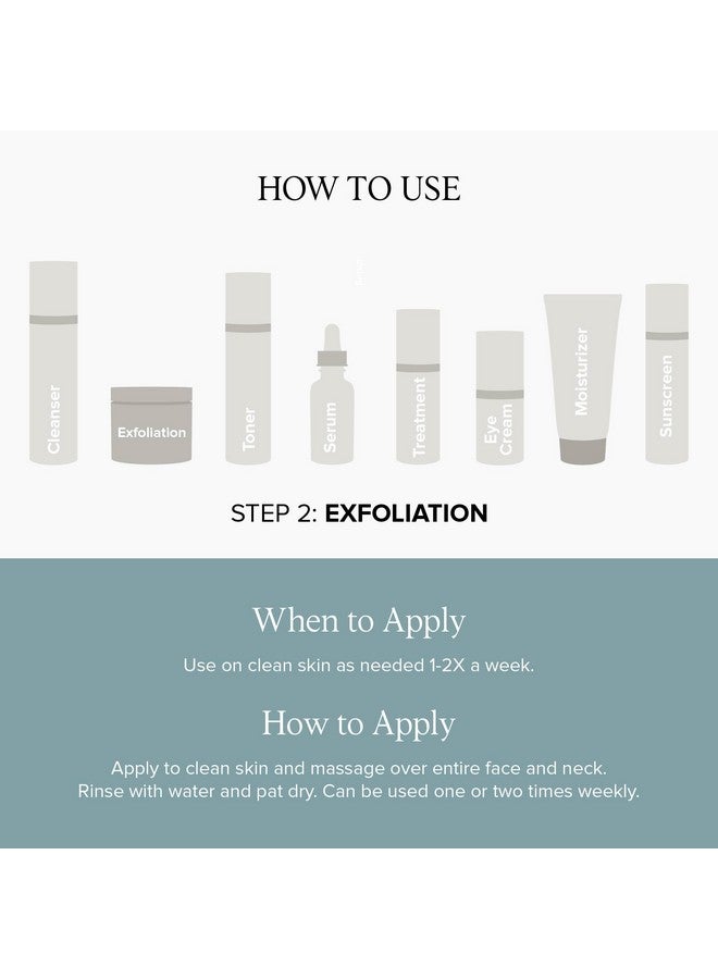 درمتلجي مقشر وقناع للوجه بتقنية التقشير الدقيق من DRMTLGY. مقشر غير كاشط للوجه يُحسّن ندبات حب الشباب والرؤوس السوداء وحجم المسام وملمس البشرة. عبوة من قطعتين، 2 أونصة. - Image 5