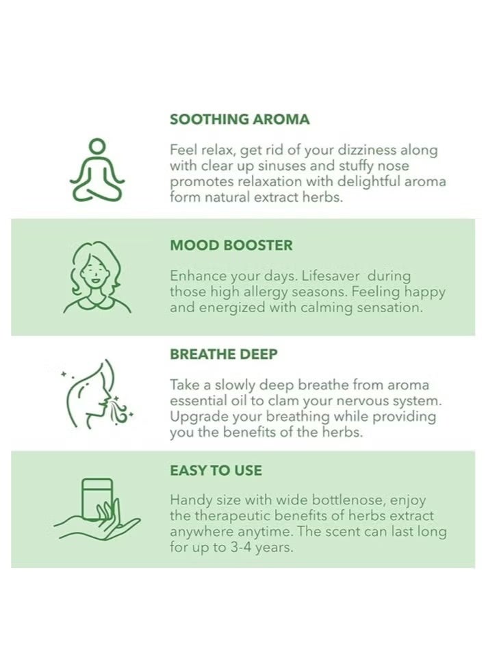 Hong Thai Compound Thai Herb Inhalant, Pack of 2, (Packaging May Vary) - Image 4