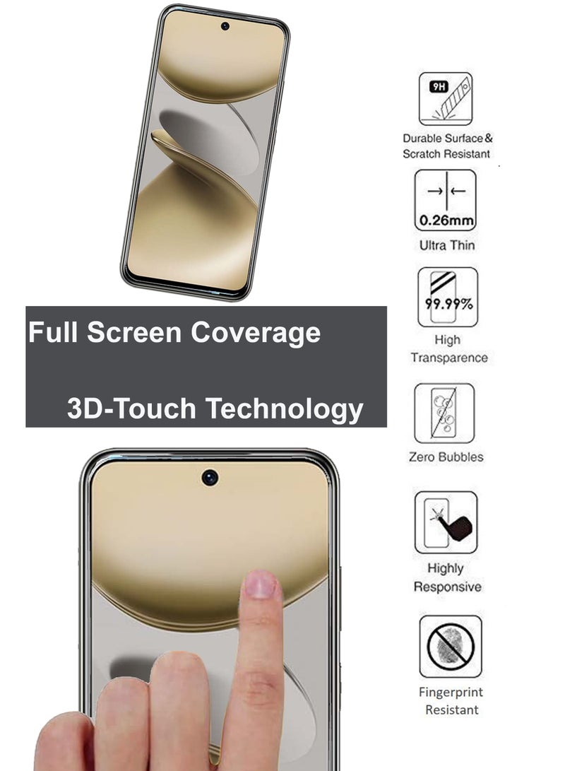 Infinix Smart 9 Tempered Glass Screen Protector – High Transparency, Delicate Touch, Anti-Explosion, Smooth Arc Edges, Easy Installation-Clear - Image 4