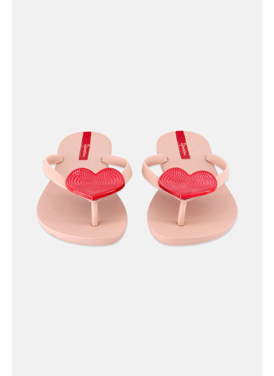 Ipanema Women Slip On Brand Logo Slippers, Light Pink  - Image 3