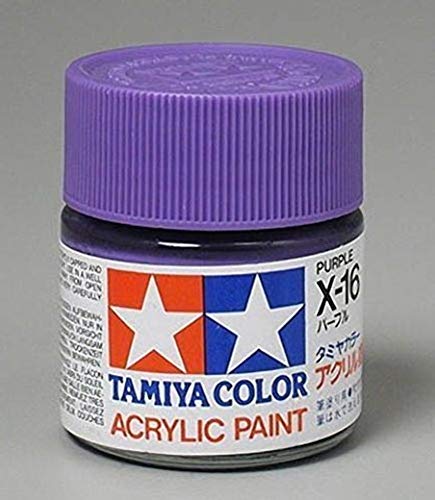 TAMIYA Acrylic X16 GlossPurple TAM81016 Plastics Paint Acrylic - Image 2
