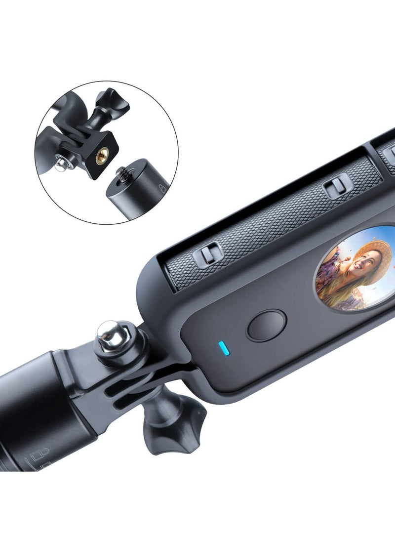 SYOSI Protective Case, Cage Frame Housing Case Action Camera Mount Accessories with Universal 1/4 Thread Base adapter for insta360 ONE X2 Action Camera - Image 2