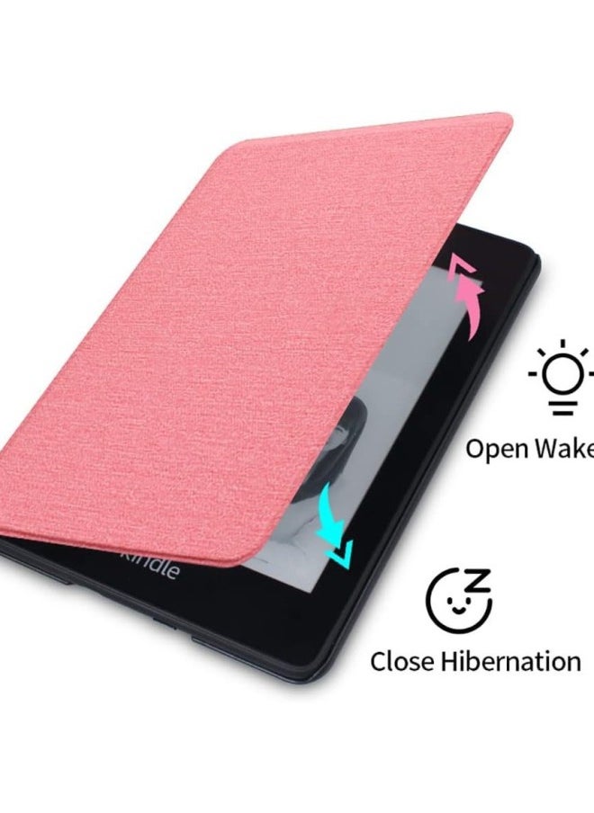 For 2024 Kindle Paperwhite12 Protective Case Kpw7 E-book Drop-proof Case-Color:Custer Pattern Grass Green-Applicable Models:kindle Paperwhite1/2/3/958/899