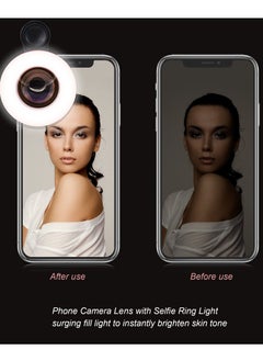 KASTWAVE Portable Rechargeable Phone Lens Macro Light Mini Clip Ring Light Lens for iPhone/Android  - Image 3