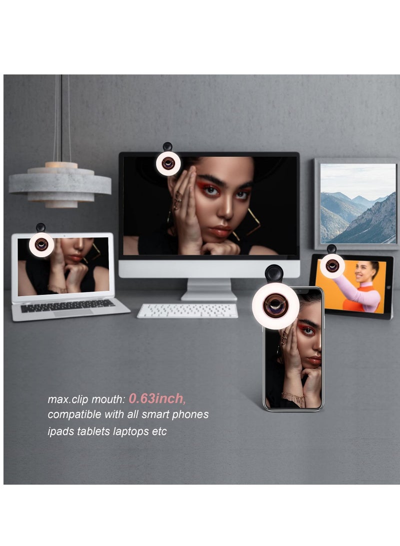 KASTWAVE Portable Rechargeable Phone Lens Macro Light Mini Clip Ring Light Lens for iPhone/Android  - Image 4
