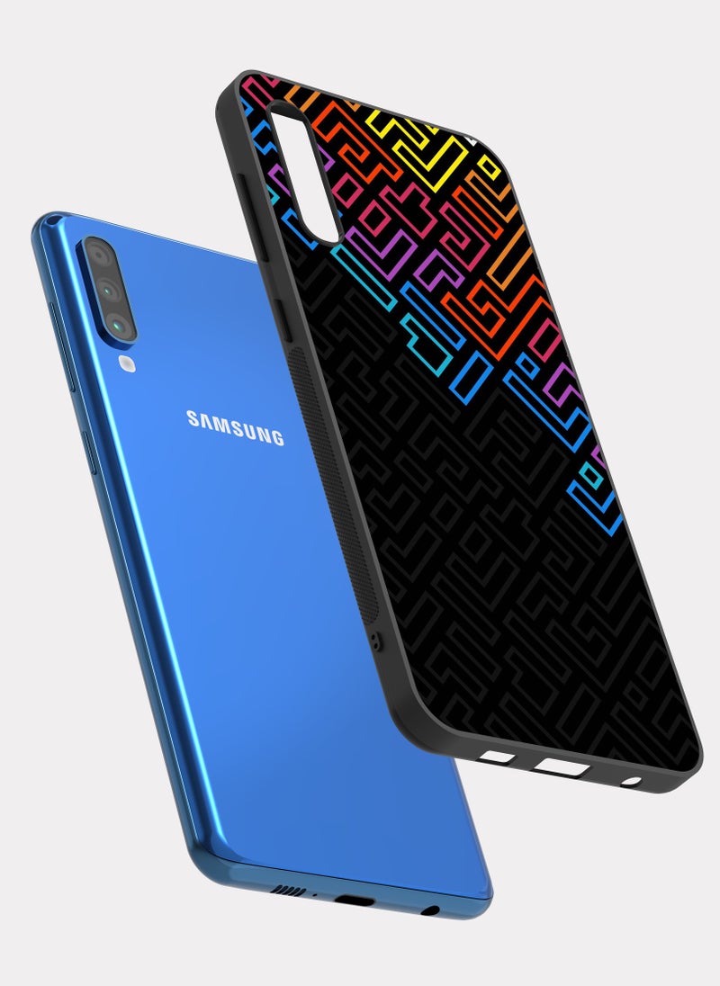 بكسلات كفر سامسونج جالكسي ايه 50 نمط هندسي ملون متعدد الالوان - Image 2