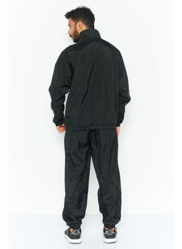 Reebok Men Sportwear Fit Outdoor Tracksuit, Black  - Image 4