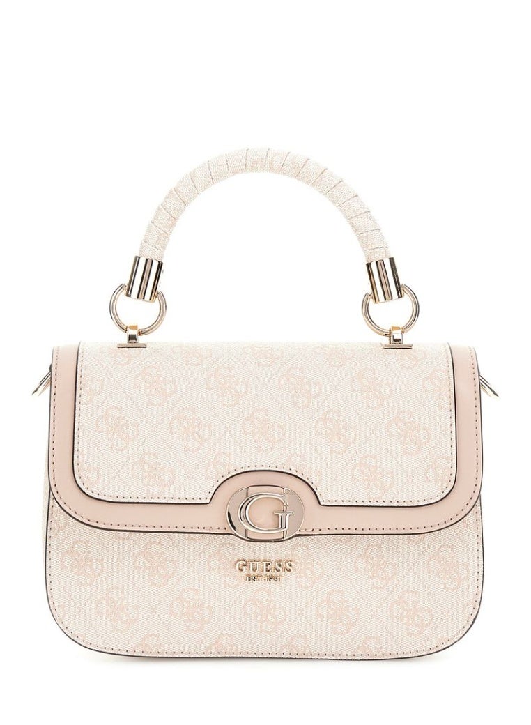 جس حقيبة GUESS Orlina ذات المقبض العلوي وشعار Coal (تصميم أنيق ومتعدد الاستخدامات) - Image 1