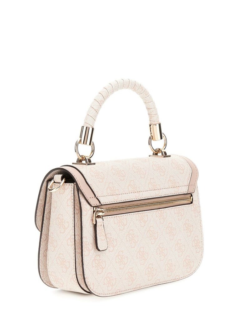 جس حقيبة GUESS Orlina ذات المقبض العلوي وشعار Coal (تصميم أنيق ومتعدد الاستخدامات) - Image 3