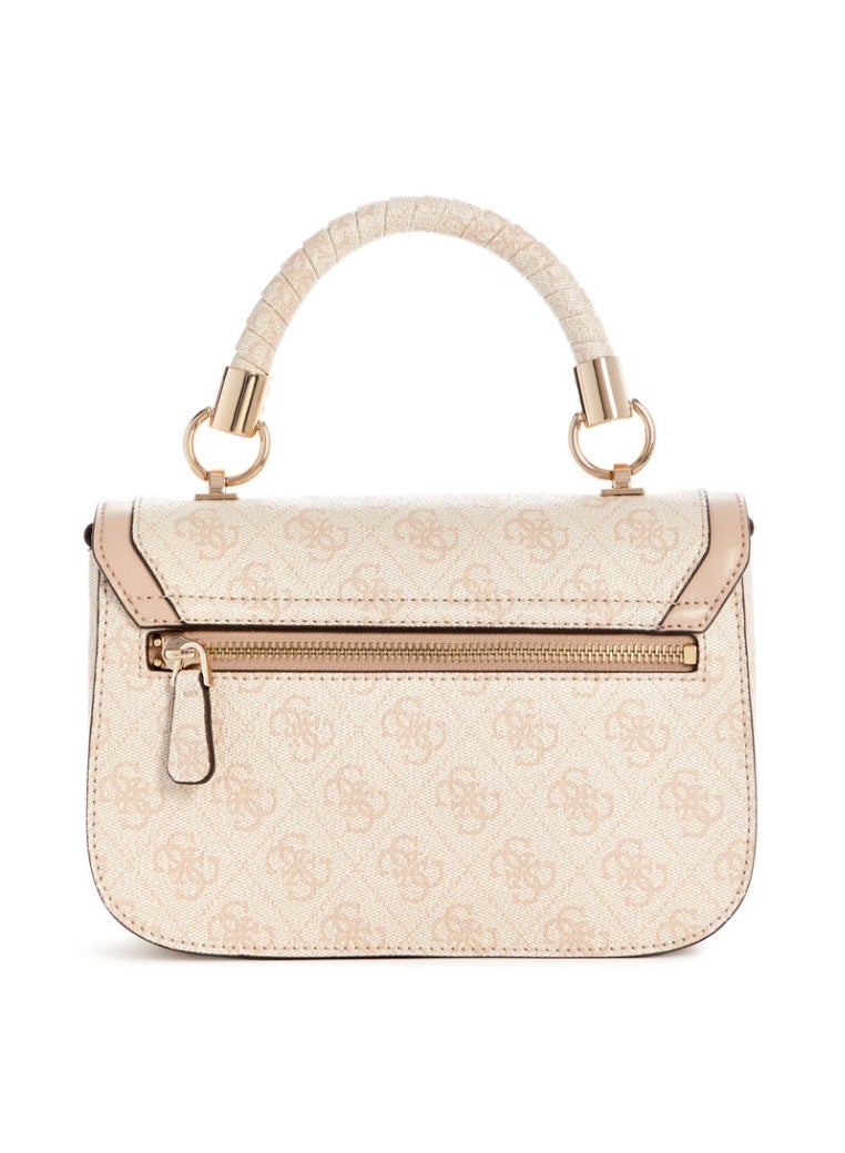 جس حقيبة GUESS Orlina ذات المقبض العلوي وشعار Coal (تصميم أنيق ومتعدد الاستخدامات) - Image 2