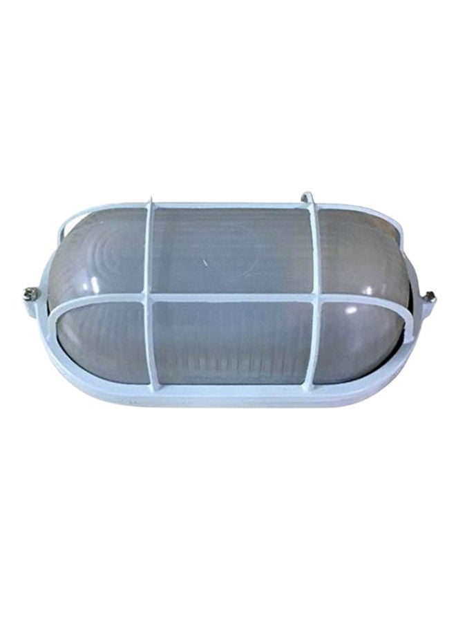 NIBEMINENT LED Bulkhead Outdoor Light Clear/Blue 15x13cm