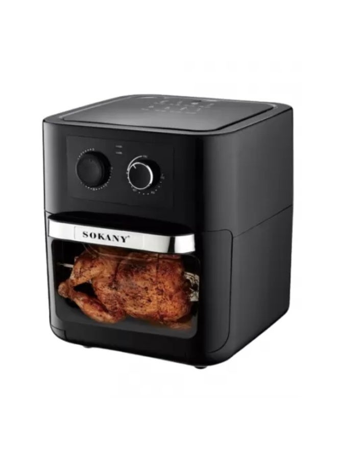 sokany 1700W 10L Large Capacity Oil-Free Air Fryer - Manual Control (SK-003A) - Image 1