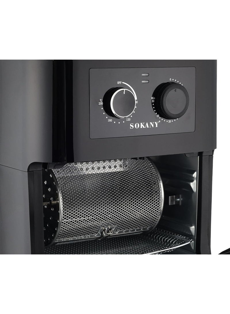 sokany 1700W 10L Large Capacity Oil-Free Air Fryer - Manual Control (SK-003A) - Image 2