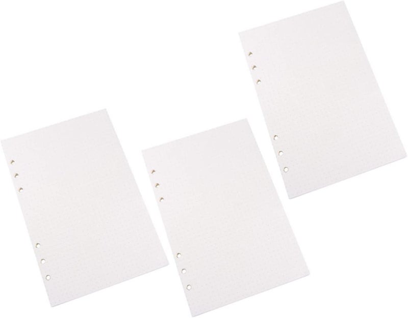 NUOBESTY 135 Sheets Loose Leaf Refill Paper Dotted Notebook Replacement Papers for Journals for School Note Taking and Drawing and Smooth Surface - Image 4