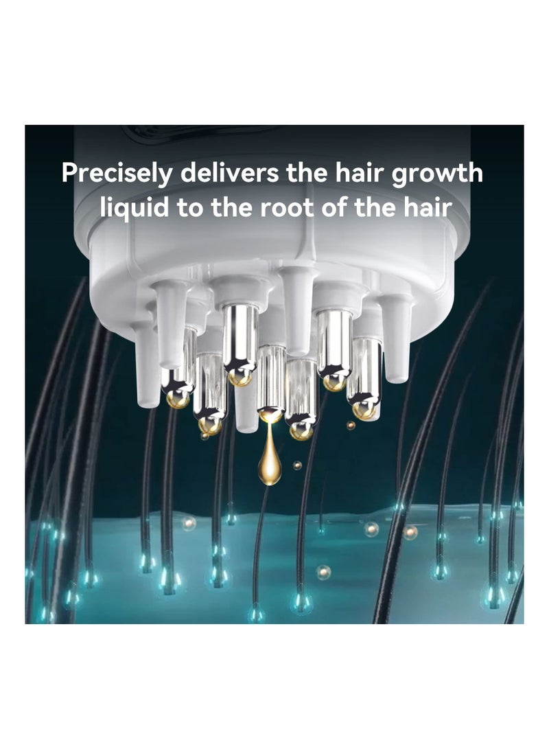 SYOSI Hair Oil Applicator Bottle for Scalp, Scalp Serum Applicator for Hair, Root Comb Applicator Bottle, Root Comb Applicator Scalp Massager Brush for Hair Treatment Medicine Essential Oil Serum - Image 4