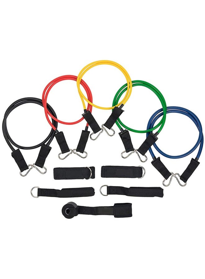 H PRO HM Sports 11 Pcs Resistance Band Set for Home and Full Body Workout - Image 1