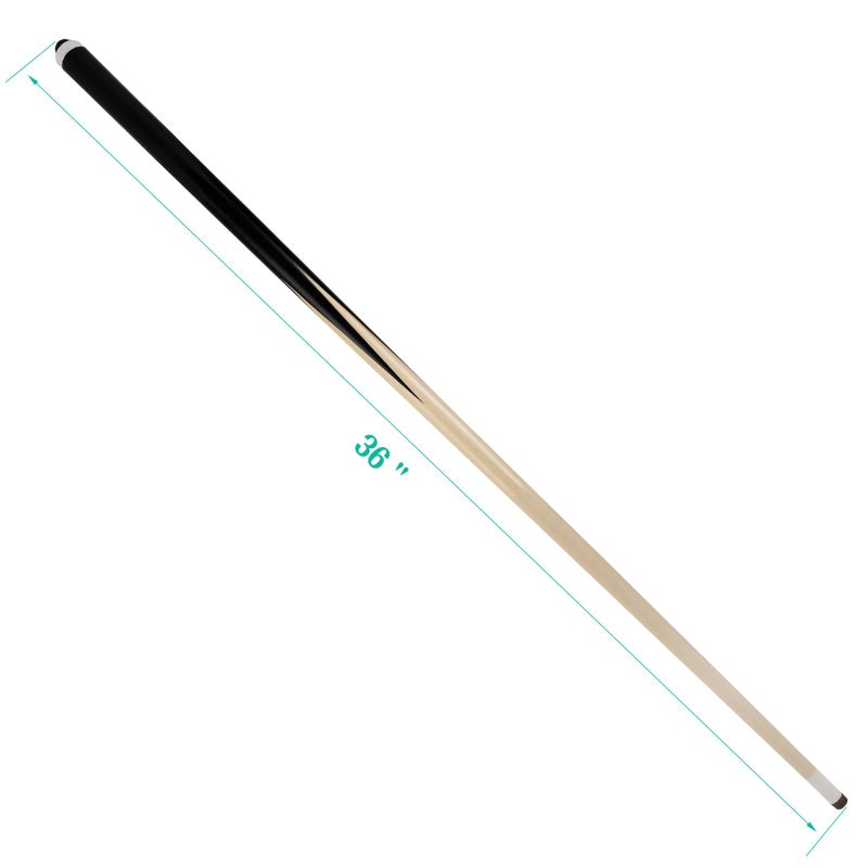 HMQQ Pool Cue Sticks â€“ 36" Billiard Cues with 13mm Leather Tip,Set of 2 Durable 2-Piece Pool Sticks for Beginners& Kids - Image 2