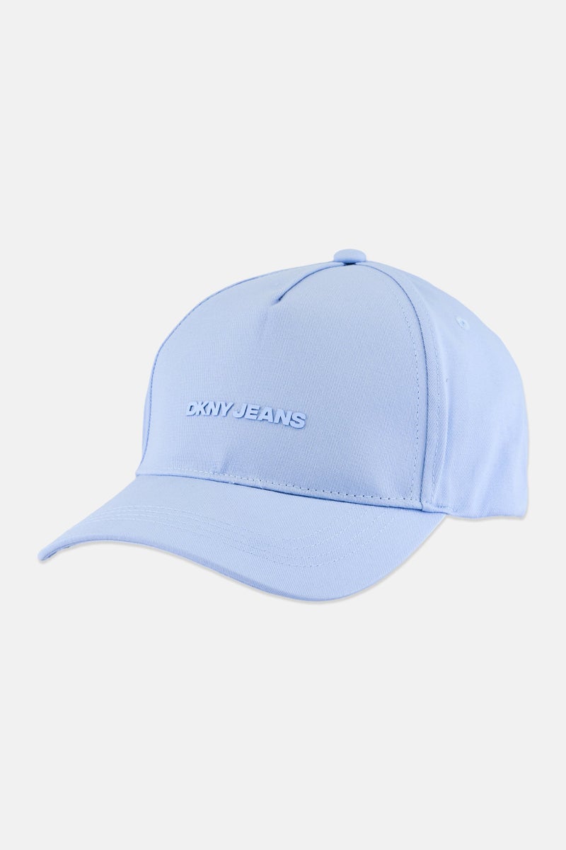 DKNY Jeans Kids Boy Brand Logo Adjustable Cap, Light Blue - Image 1