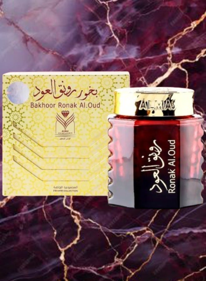 AL MAS 5 Pieces Bakhoor Ronak Al Oud Incense 40 Grams - Image 2